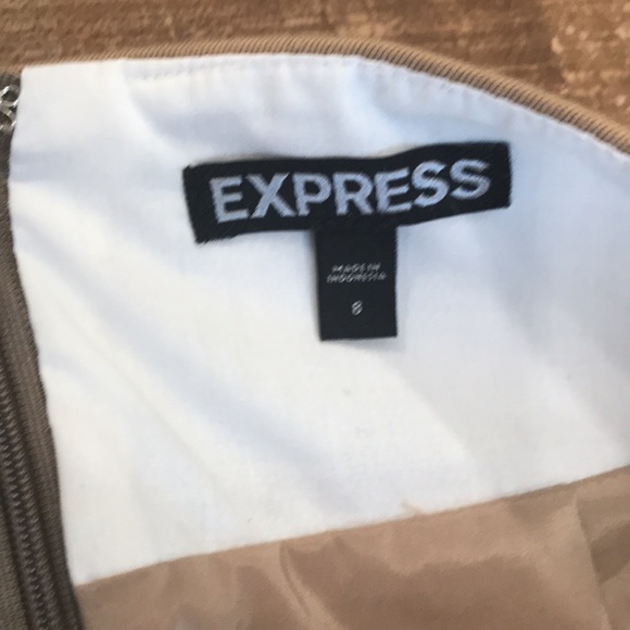 Gently used tan pencil skirt - Picture 5 of 7